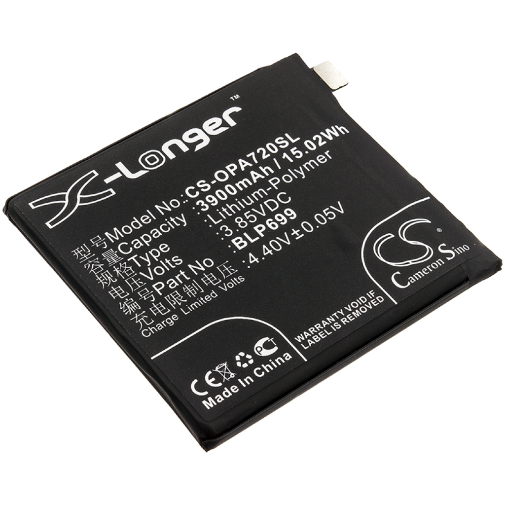Compatibele batterijvervanging voor Oneplus BLP699