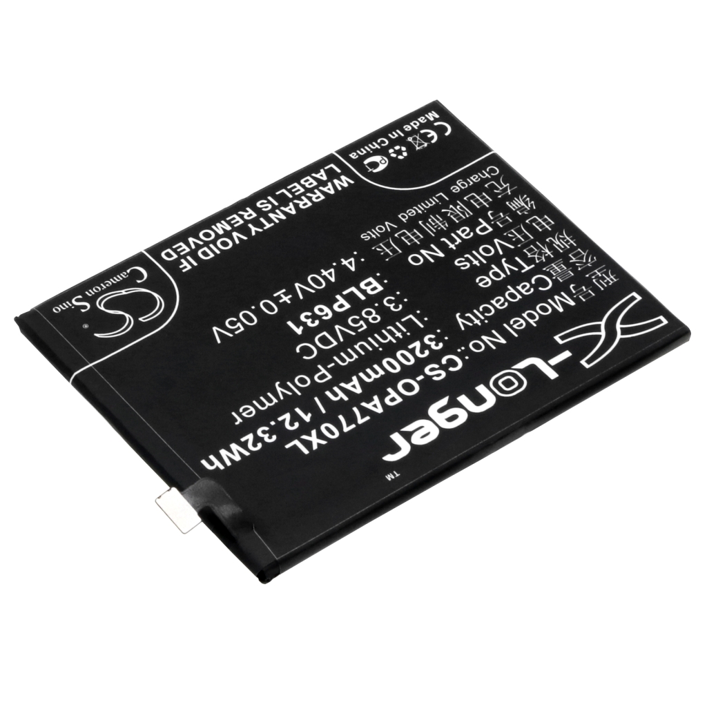 Compatibele batterijvervanging voor OPPO BLP631