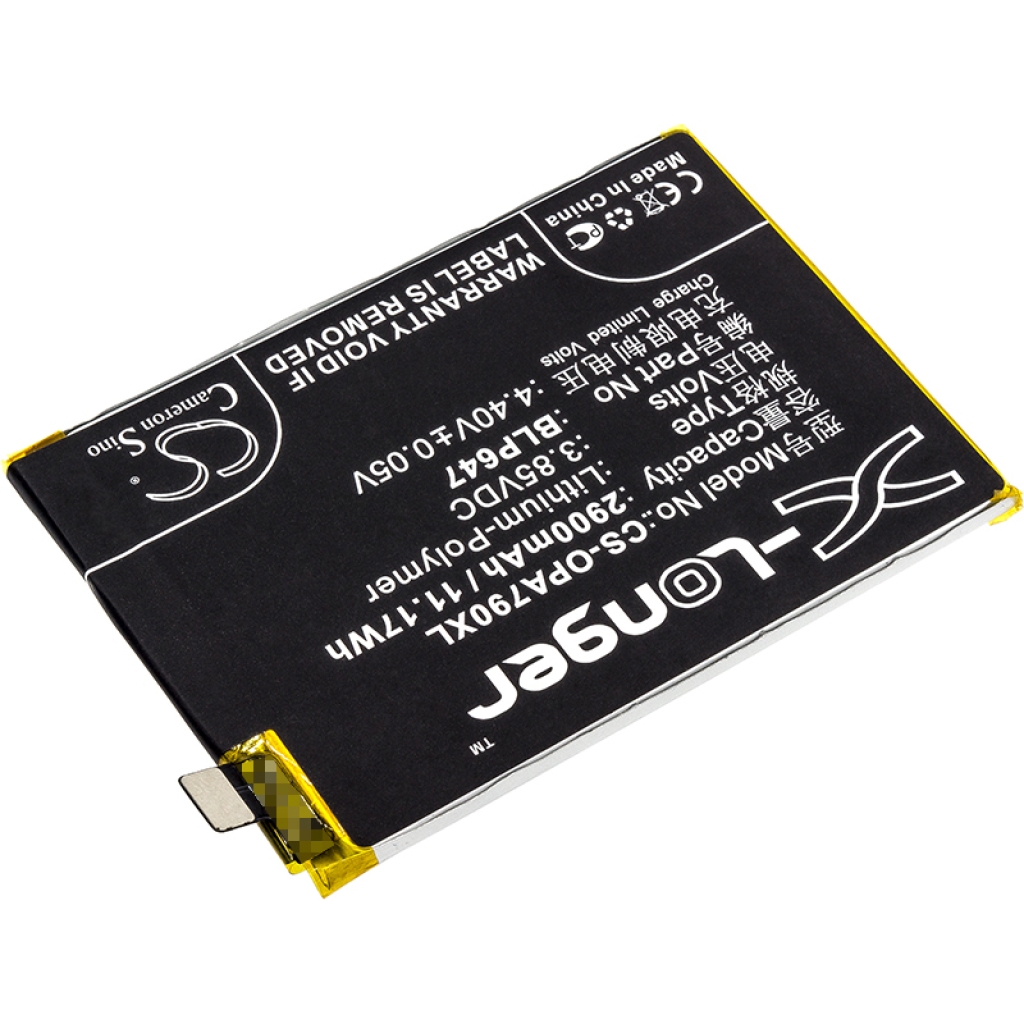 Compatibele batterijvervanging voor OPPO BLP647