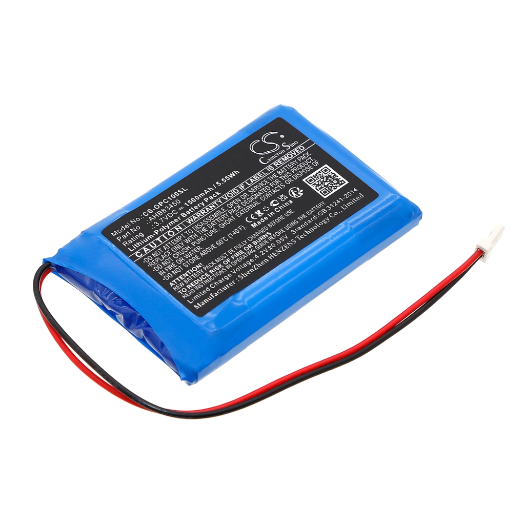 Batterij voor MP3, MP4, PMP Opus CS-OPC100SL