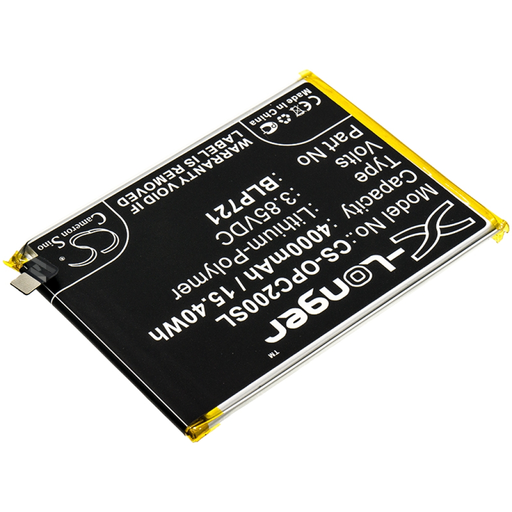 Compatibele batterijvervanging voor OPPO BLP721