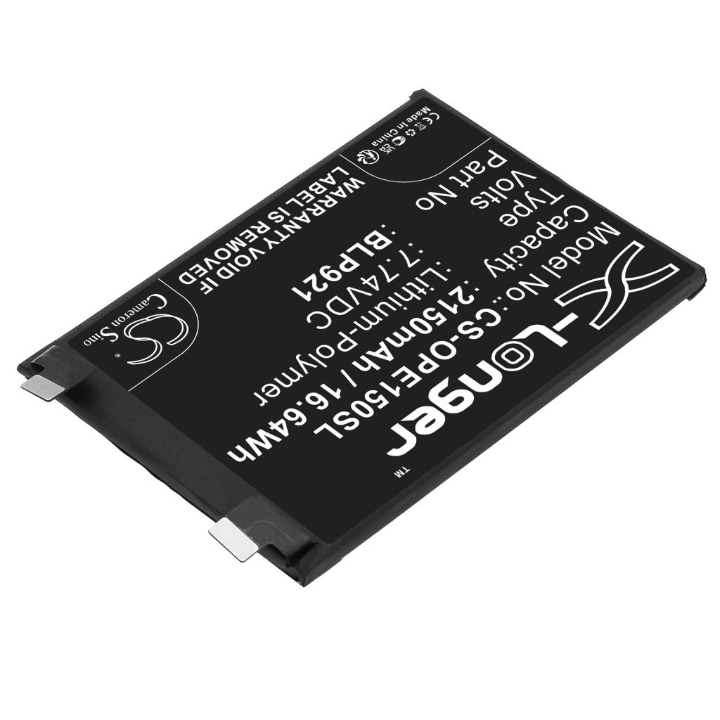 Compatibele batterijvervanging voor Oneplus BLP921