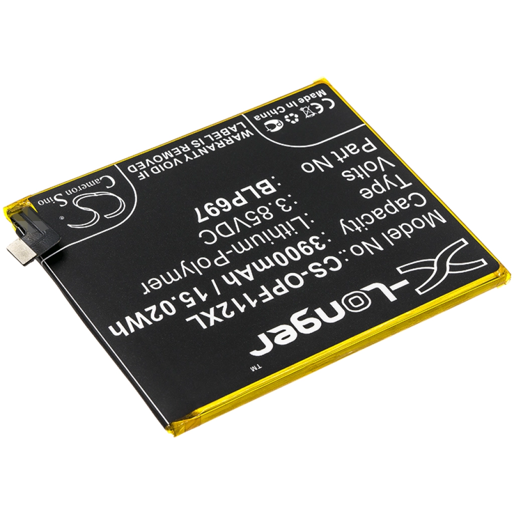 Compatibele batterijvervanging voor OPPO BLP697