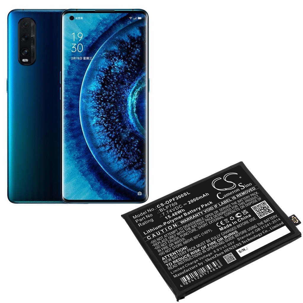 Compatibele batterijvervanging voor OPPO BLP769