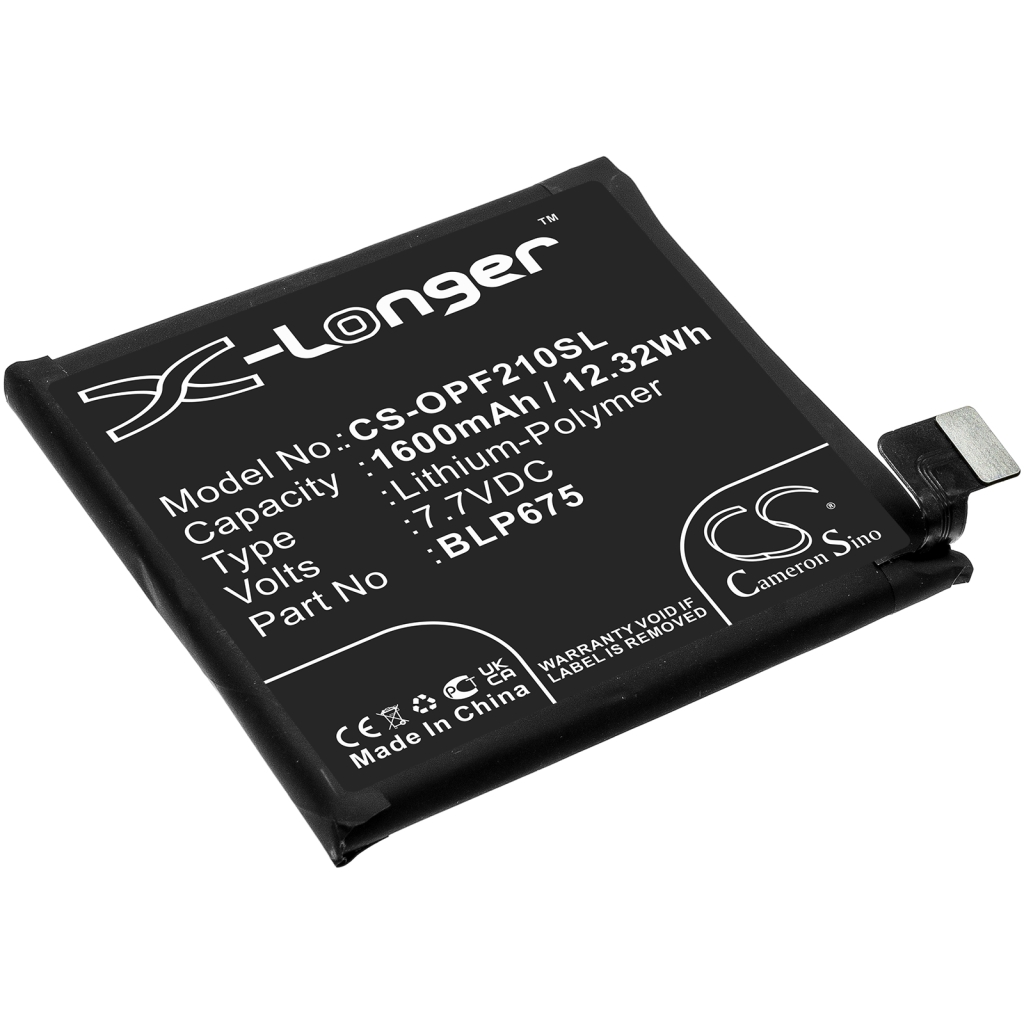 Compatibele batterijvervanging voor OPPO BLP675