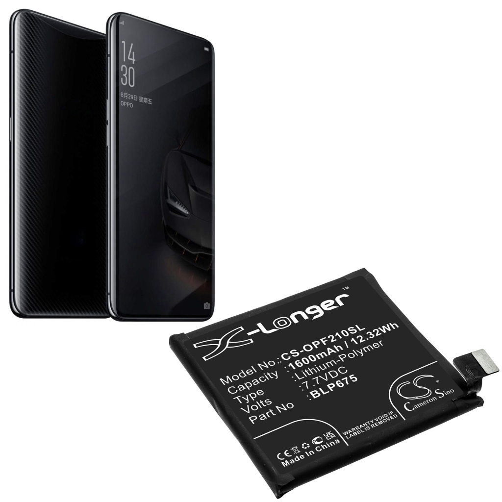 Compatibele batterijvervanging voor OPPO BLP675