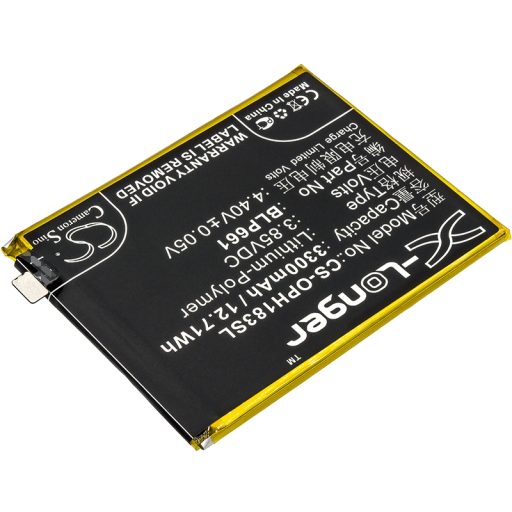 Compatibele batterijvervanging voor OPPO BLP661