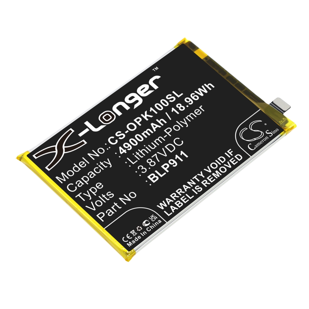 Compatibele batterijvervanging voor OPPO BLP911