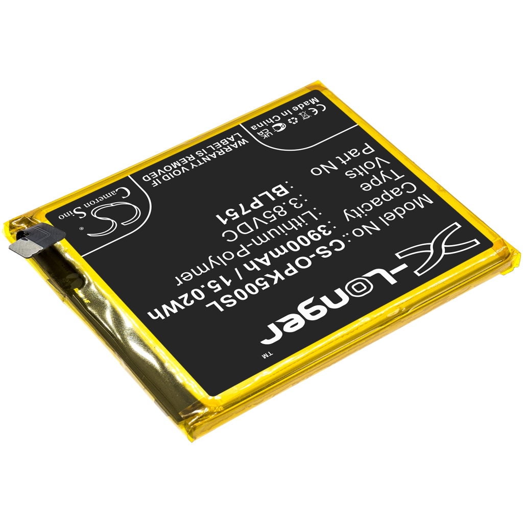 Compatibele batterijvervanging voor OPPO BLP751