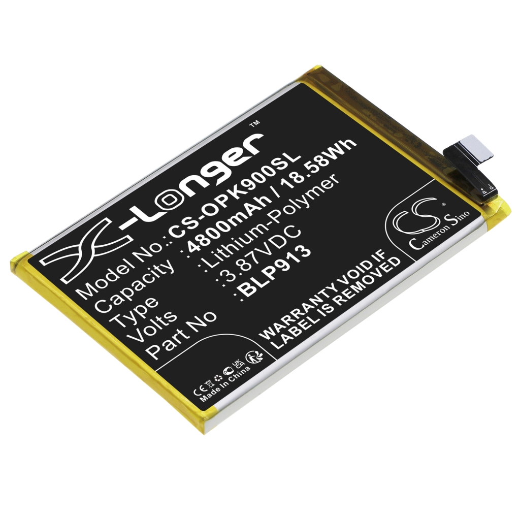 Compatibele batterijvervanging voor OPPO BLP913