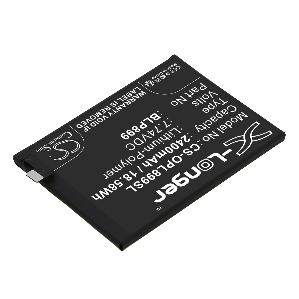Compatibele batterijvervanging voor Oneplus BLP899