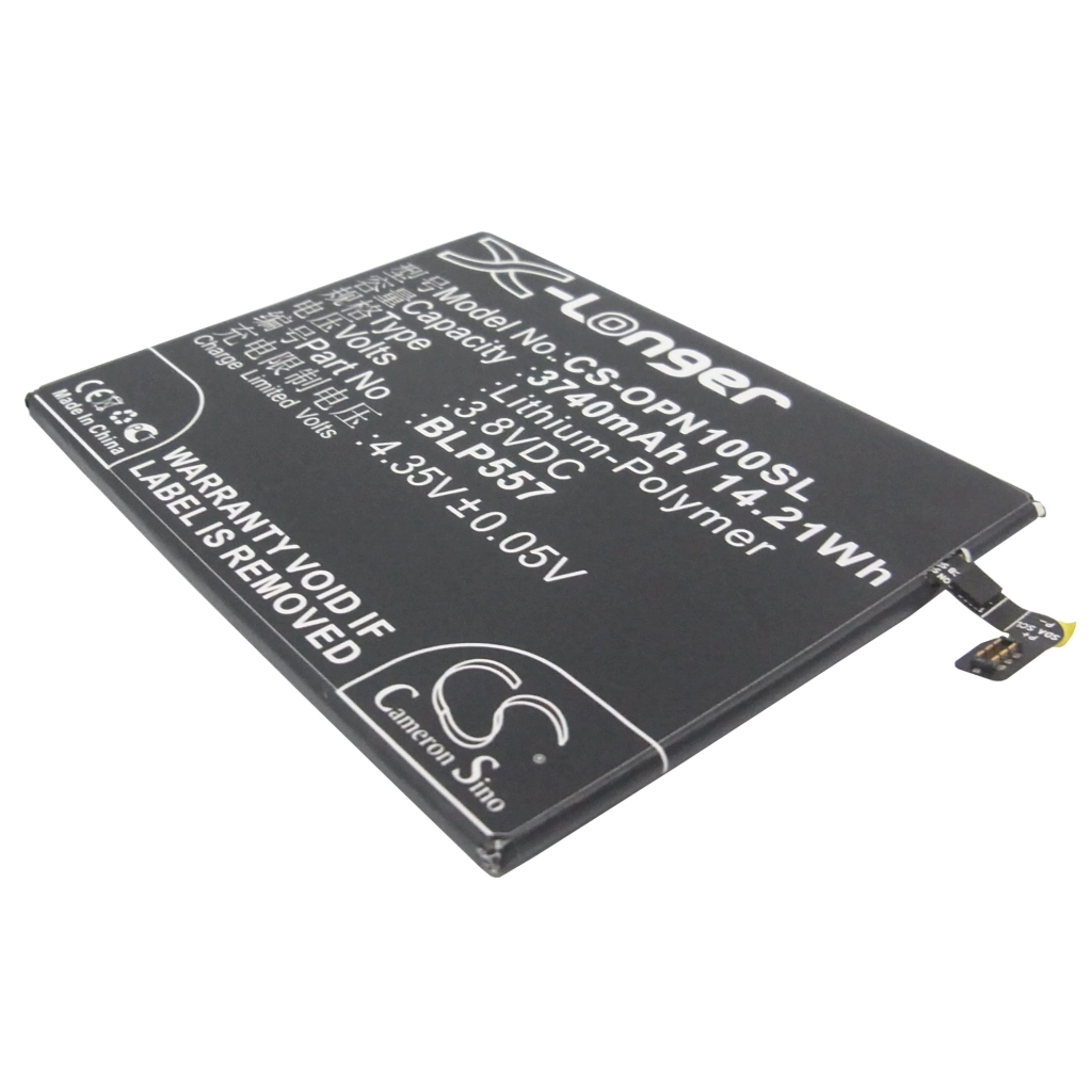 Compatibele batterijvervanging voor OPPO BLP557