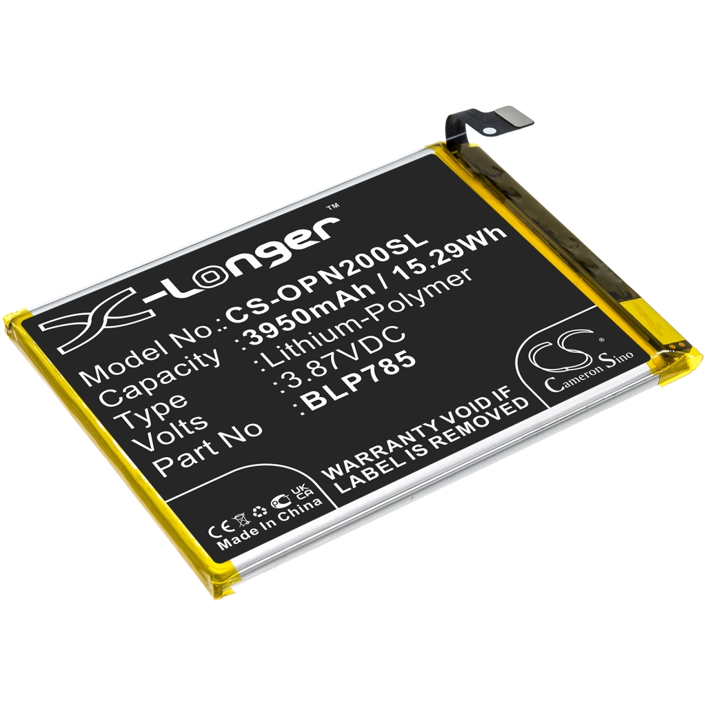 Compatibele batterijvervanging voor Oneplus BLP785