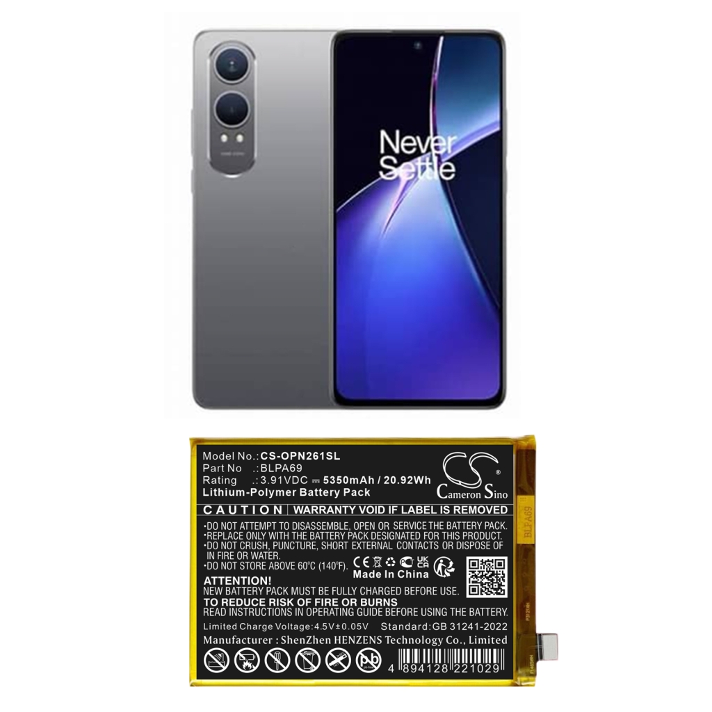 Batterij voor mobiele telefoon Oneplus CS-OPN261SL