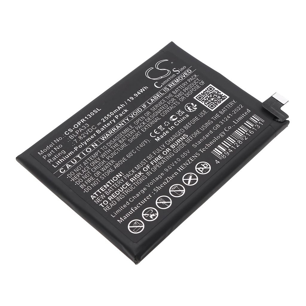 Compatibele batterijvervanging voor Oneplus BLPA33