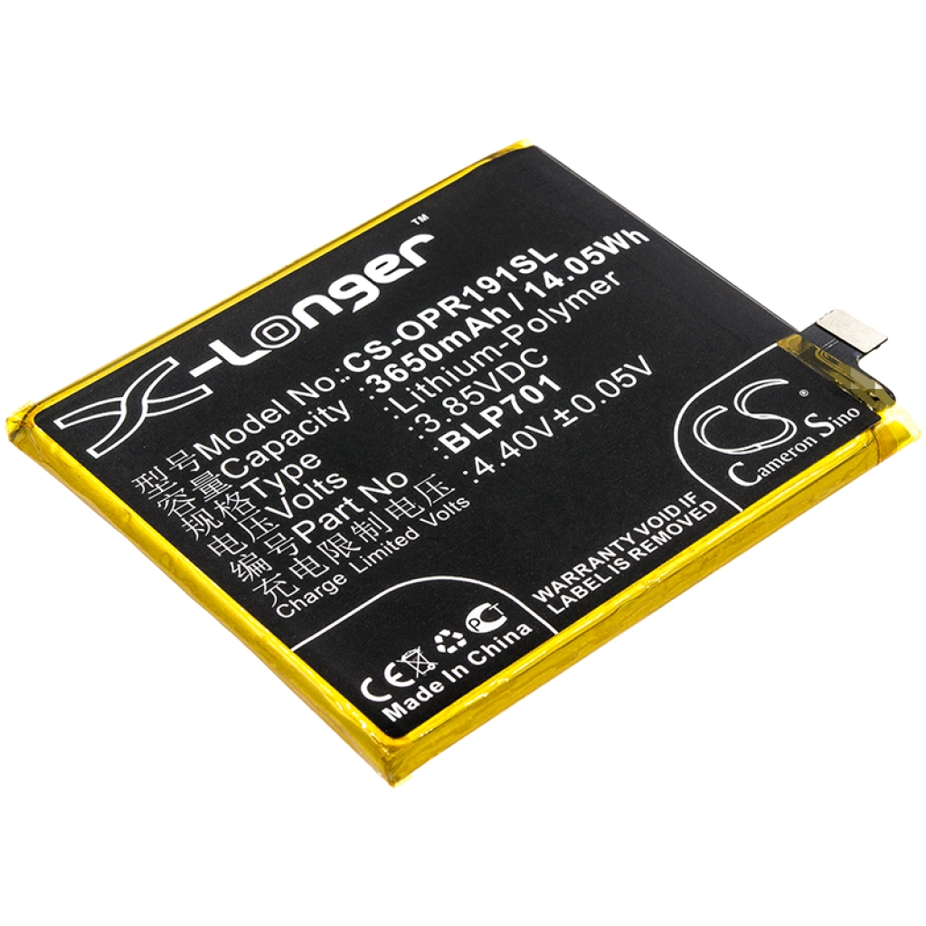 Compatibele batterijvervanging voor OPPO BLP701