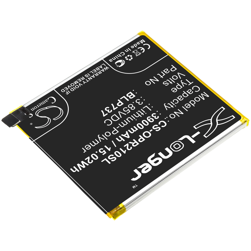 Compatibele batterijvervanging voor OPPO BLP737