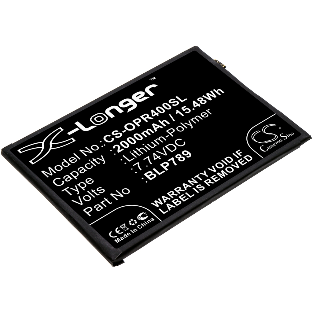 Compatibele batterijvervanging voor OPPO BLP789