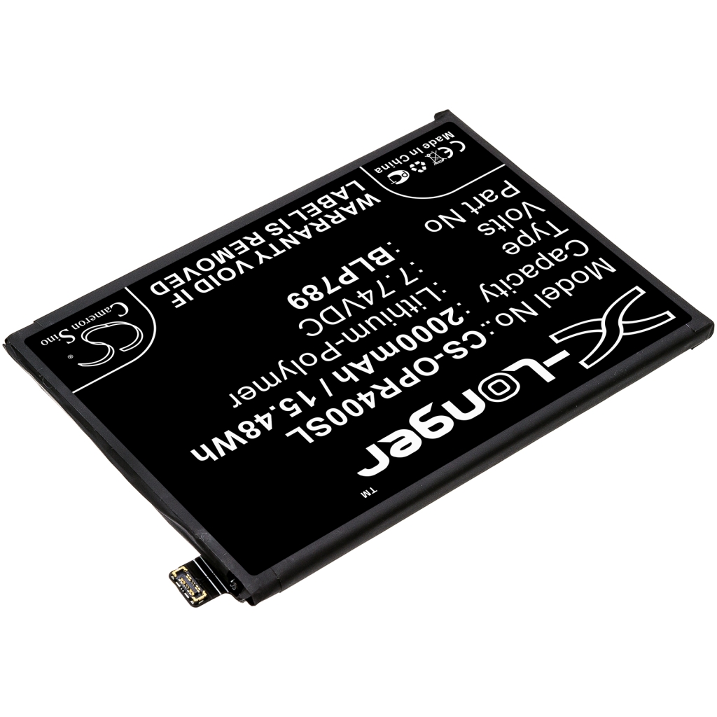 Compatibele batterijvervanging voor OPPO BLP789