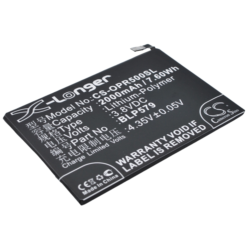 Compatibele batterijvervanging voor OPPO BLP579
