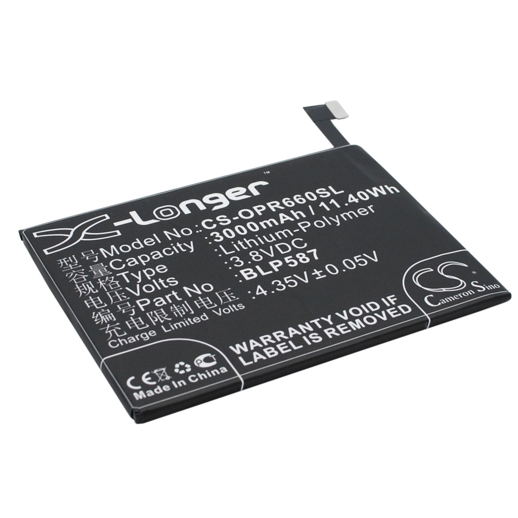Compatibele batterijvervanging voor OPPO BLP585