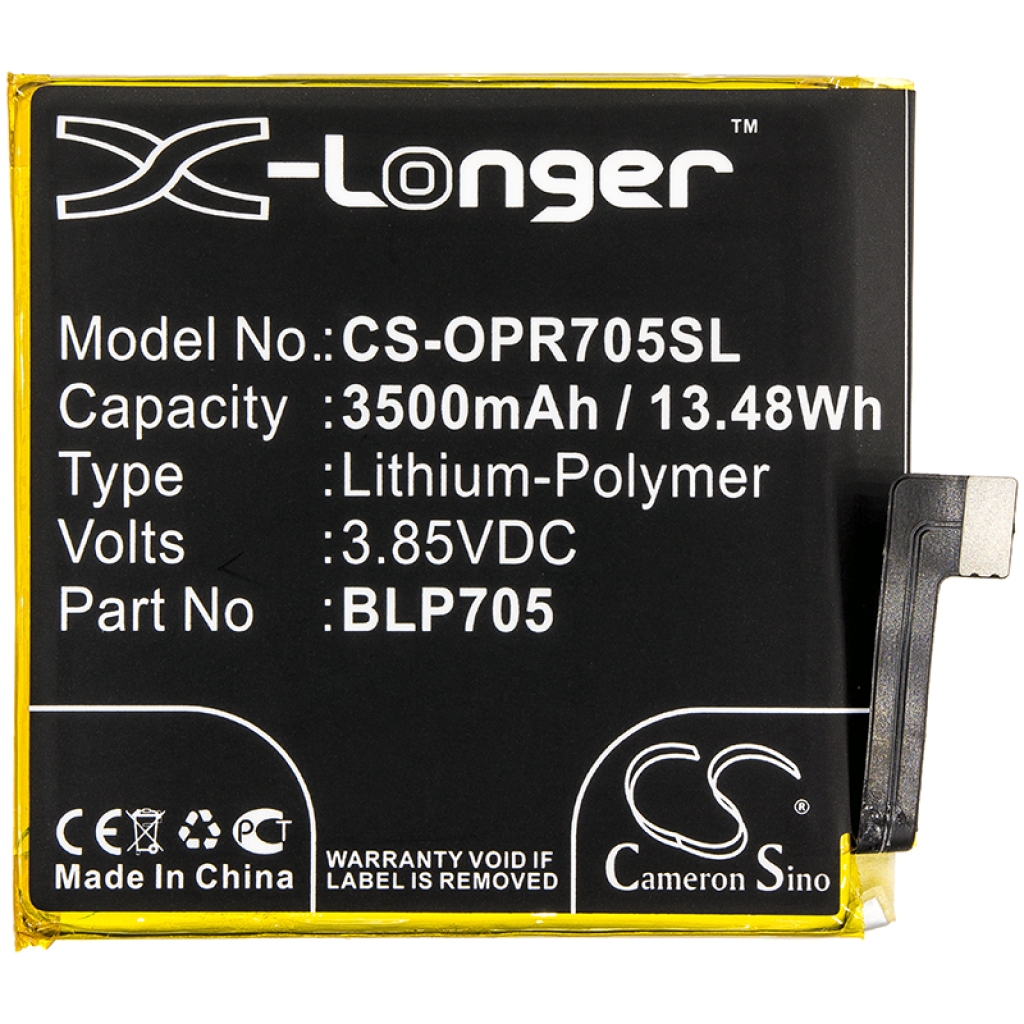 Compatibele batterijvervanging voor OPPO BLP705