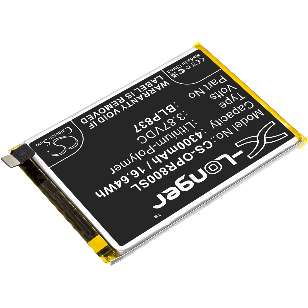 Compatibele batterijvervanging voor OPPO BLP837