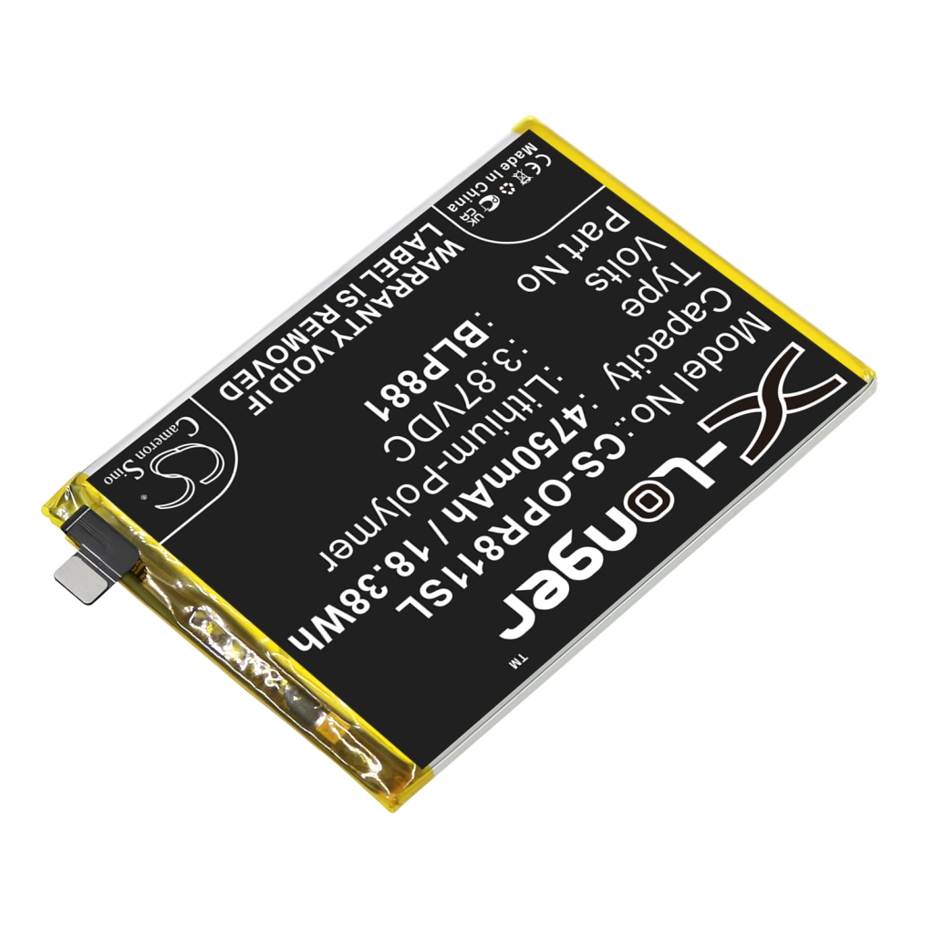 Compatibele batterijvervanging voor OPPO BLP881