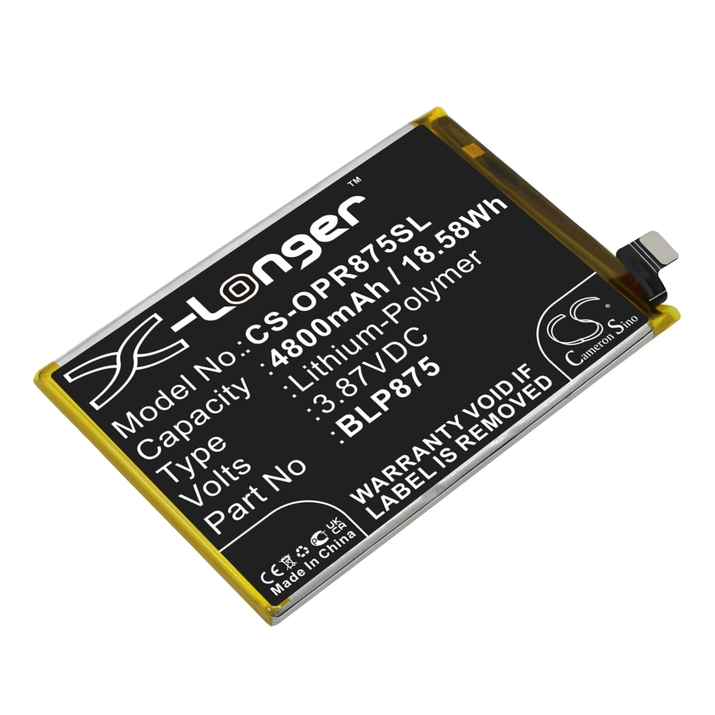 Compatibele batterijvervanging voor OPPO BLP875