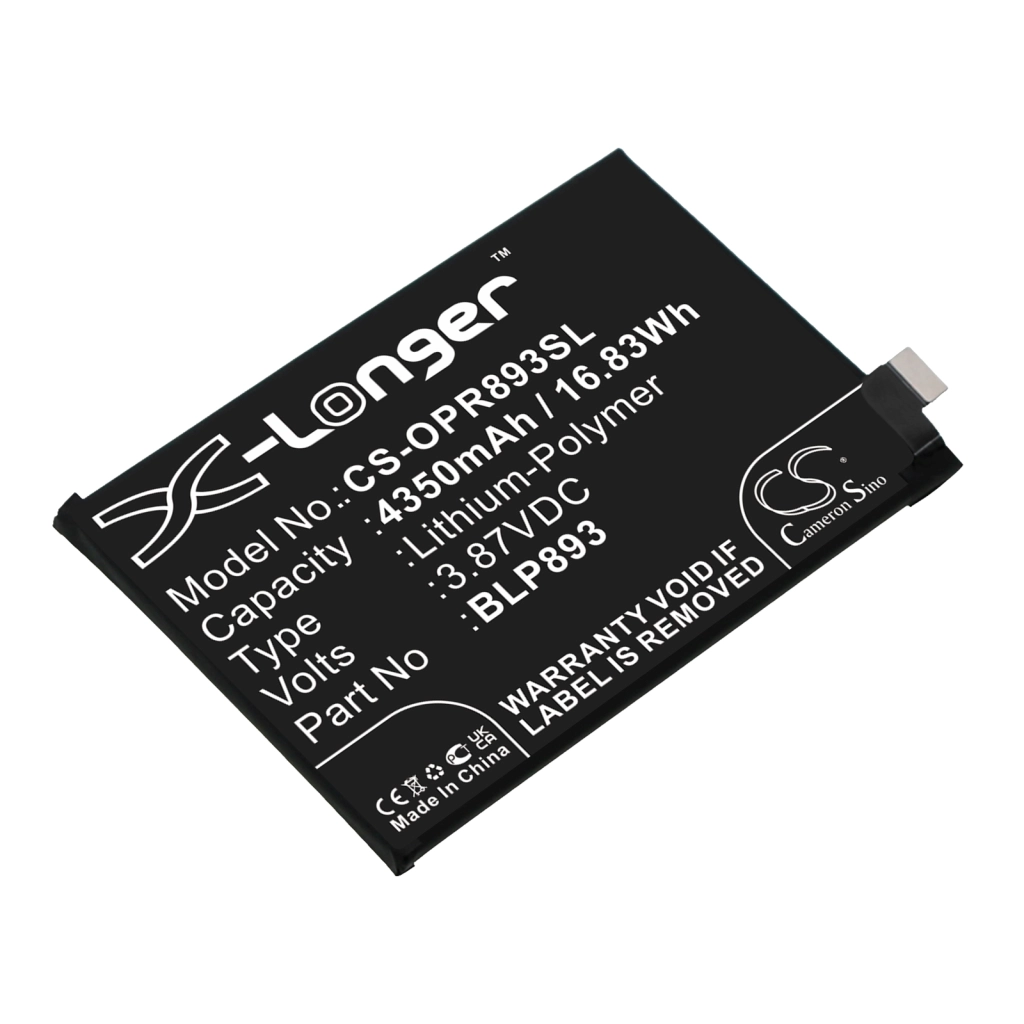 Compatibele batterijvervanging voor OPPO BLP893