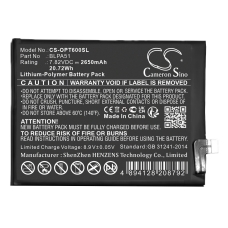 Compatibele batterijvervanging voor OPPO BLPA51