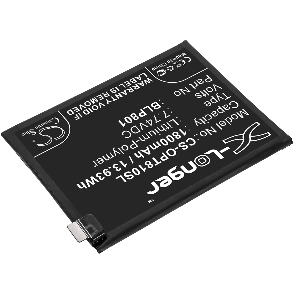 Compatibele batterijvervanging voor Oneplus BLP801
