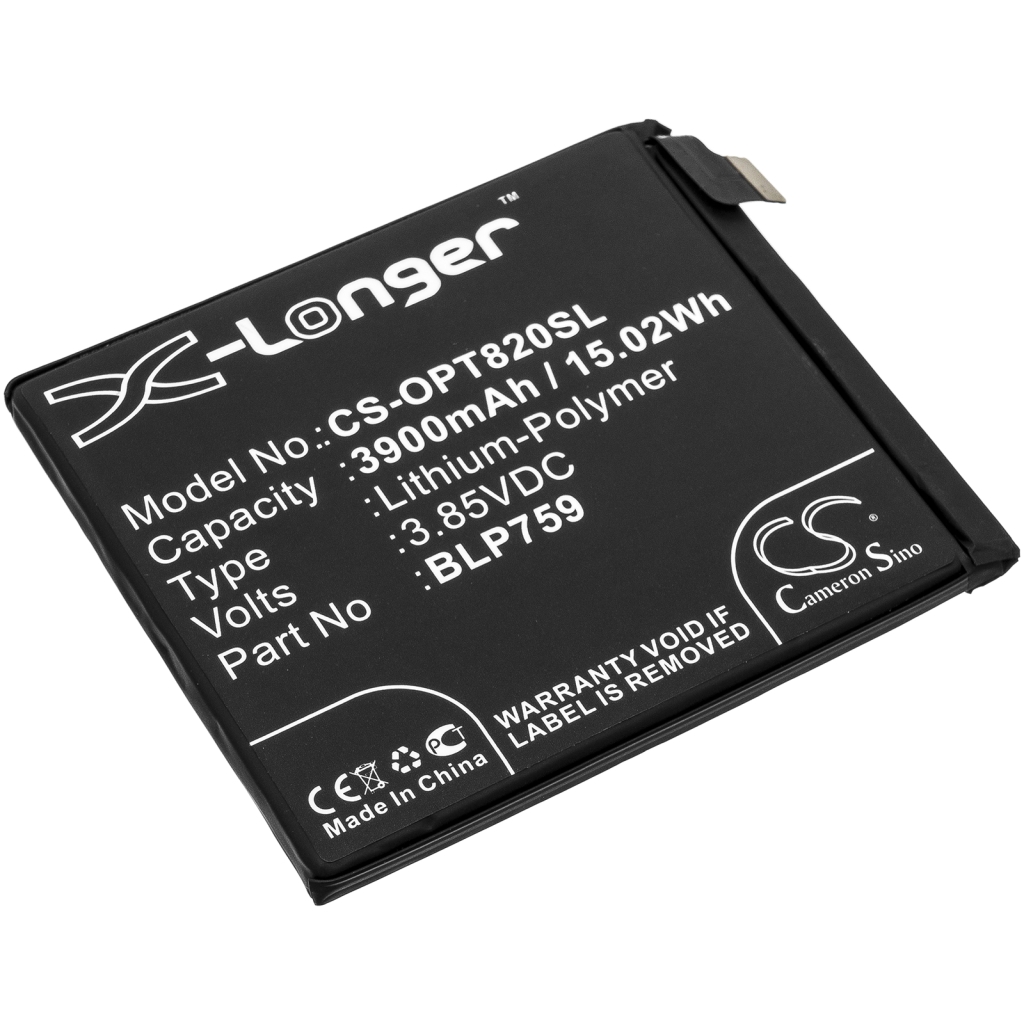 Compatibele batterijvervanging voor Oneplus BLP759