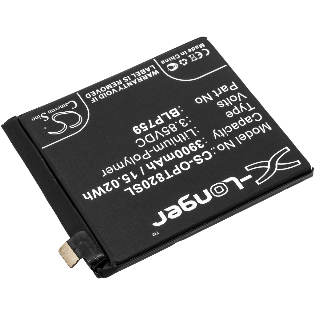 Compatibele batterijvervanging voor Oneplus BLP759