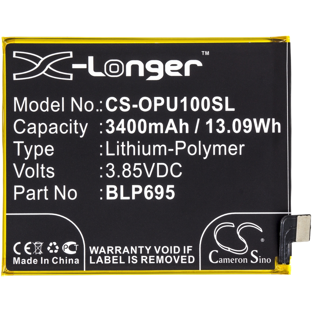 Compatibele batterijvervanging voor OPPO BLP695