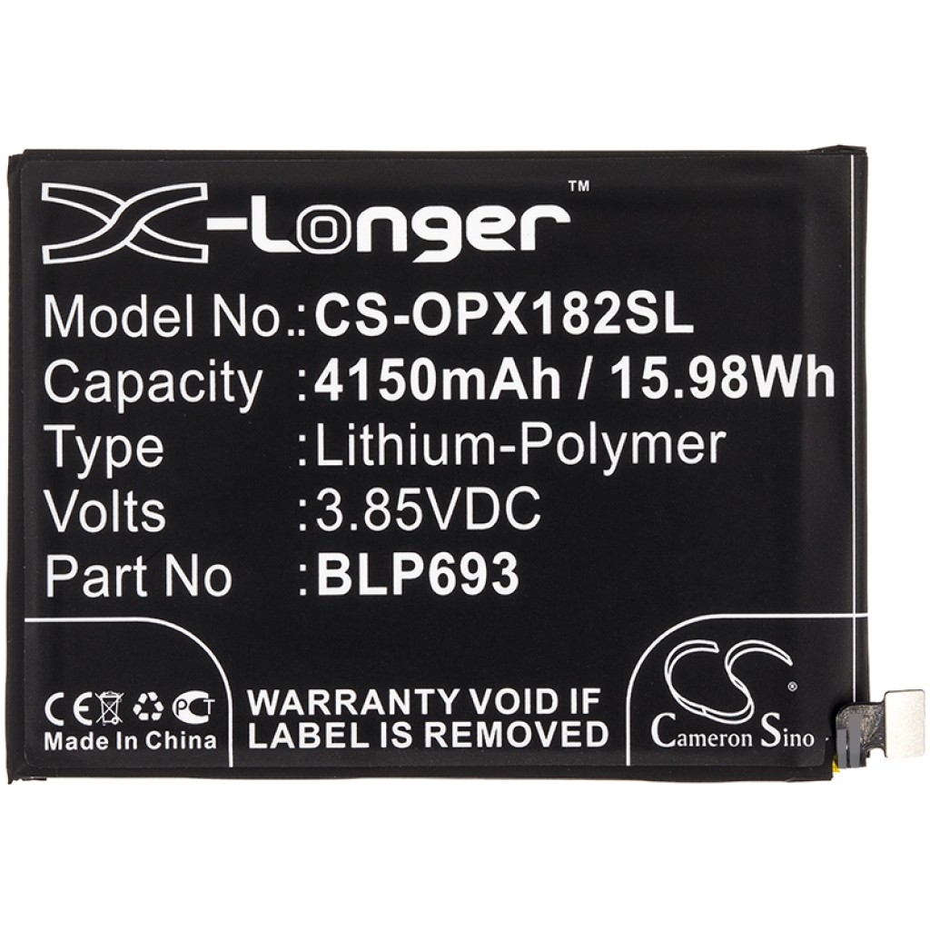 Compatibele batterijvervanging voor OPPO BLP693