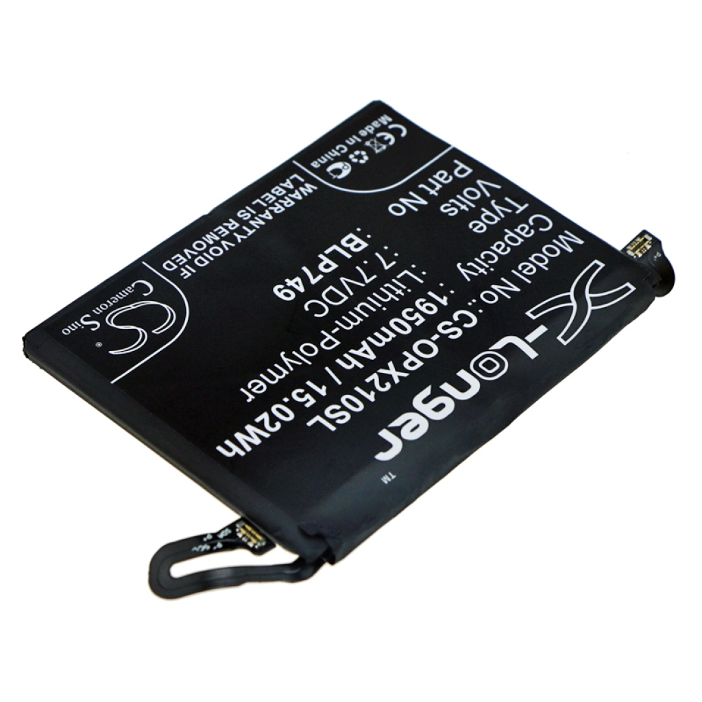 Compatibele batterijvervanging voor OPPO BLP749