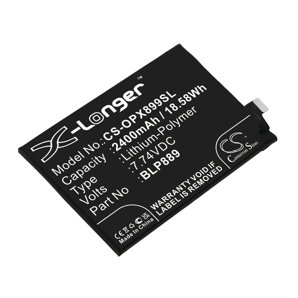 Compatibele batterijvervanging voor OPPO BLP889