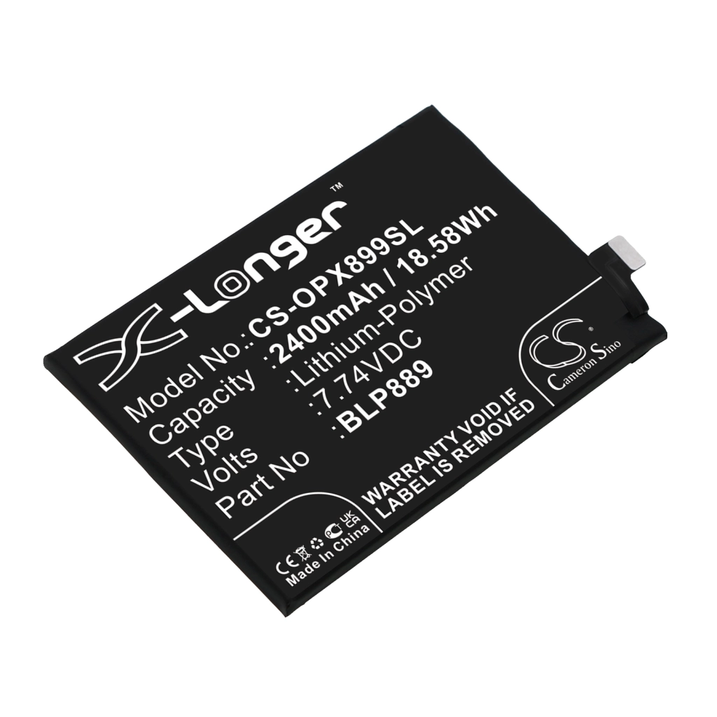 Compatibele batterijvervanging voor OPPO BLP889