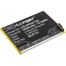 Compatibele batterijvervanging voor OPPO BLP731