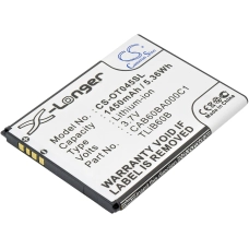 Compatibele batterijvervanging voor USCellular CAB60B0001C1,CAB60B000C1,CAB60BA000C1,TLIB60B