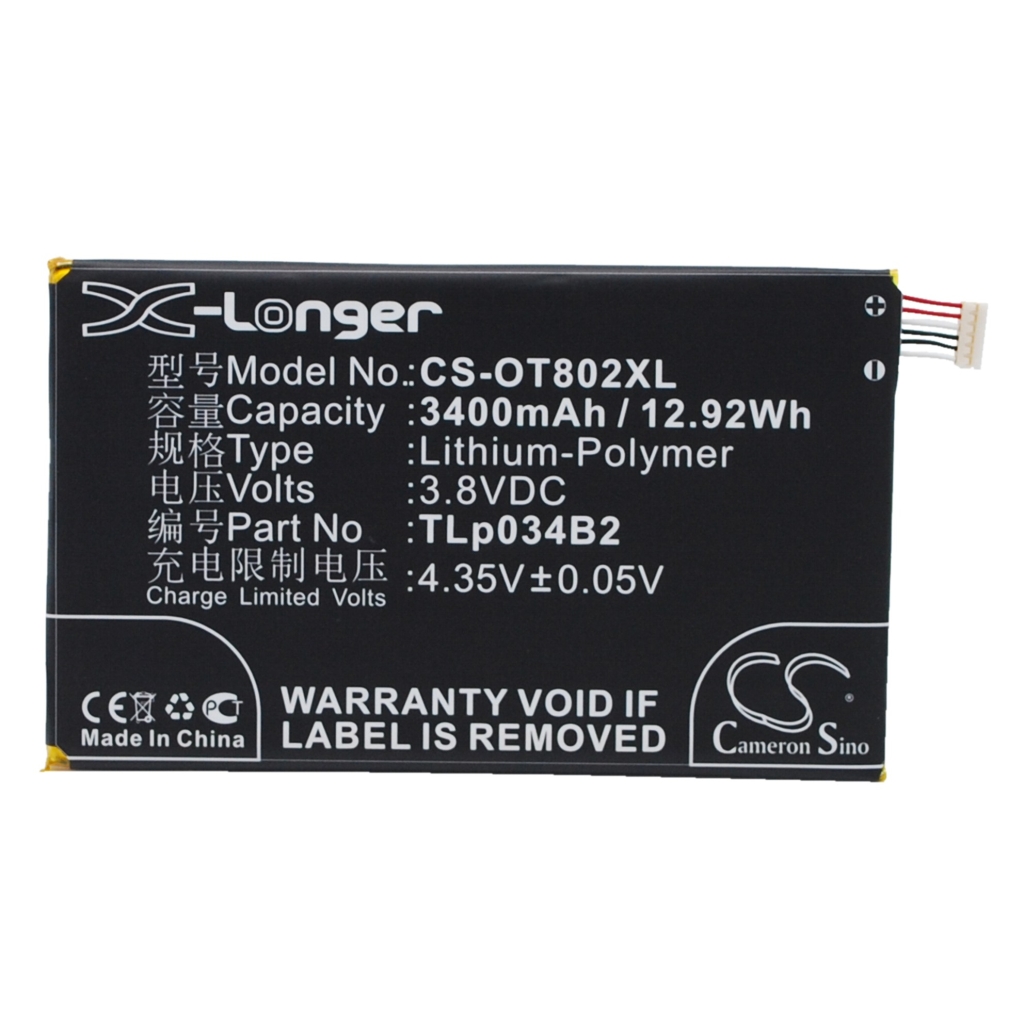 Batterij voor mobiele telefoon TCL CS-OT802XL