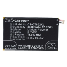 Compatibele batterijvervanging voor Srf TLP034B1,TLP034B2