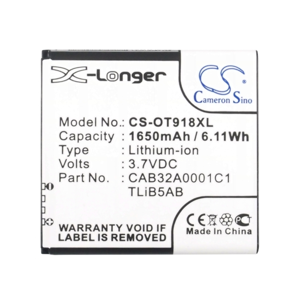 Batterij voor mobiele telefoon TCL CS-OT918XL