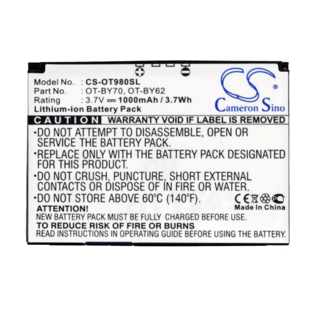 Mobile Phone Battery Alcatel OT-901N