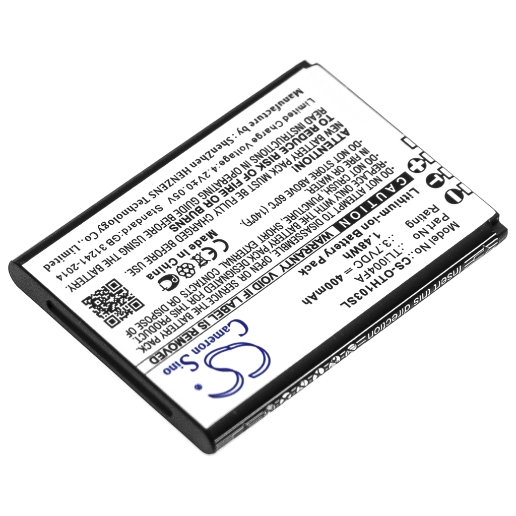 Compatibele batterijvervanging voor Alcatel TLI004FA
