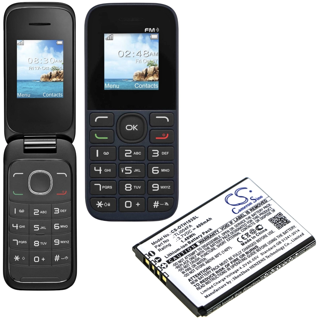 Compatibele batterijvervanging voor Alcatel TLI004FA