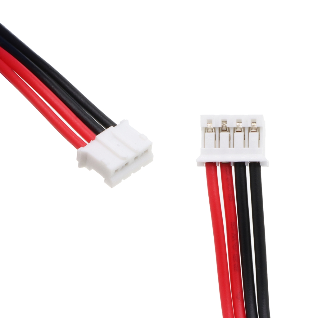 CS-OTP120SL connector close-up – two multi-pin JST connectors
