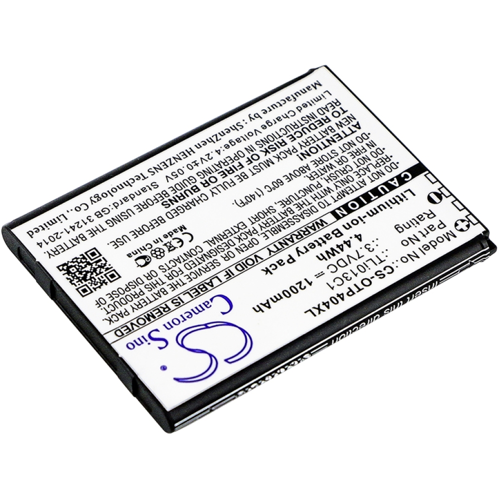 Compatibele batterijvervanging voor Alcatel TLI013C1