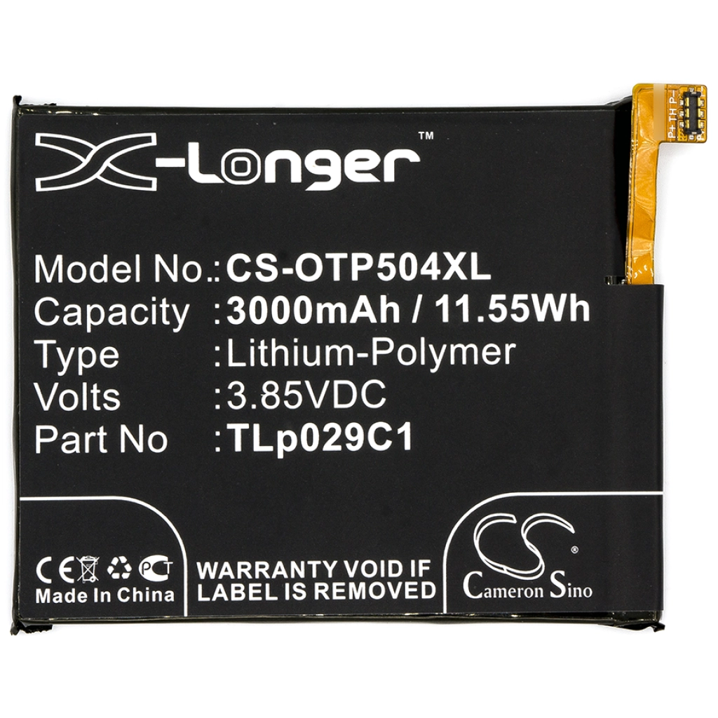 Compatibele batterijvervanging voor Greatcall TLP029C1